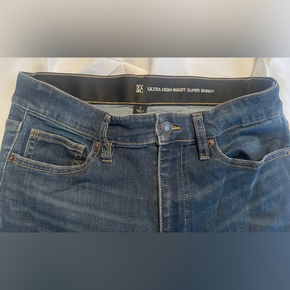 Ny&Co Ultra high Waist skinny Jeans size 8